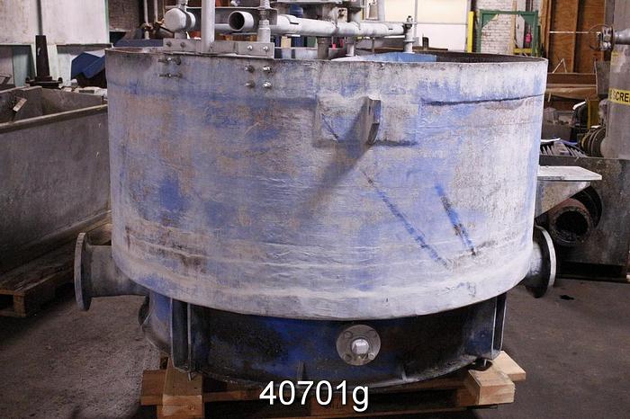 Used Albany International Gravity Filter, 6' Diameter, Fiberglass #40701