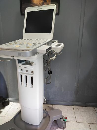 Gebraucht Philips CX50 tragbare Ultraschallgerät auf Philips CX Wagen