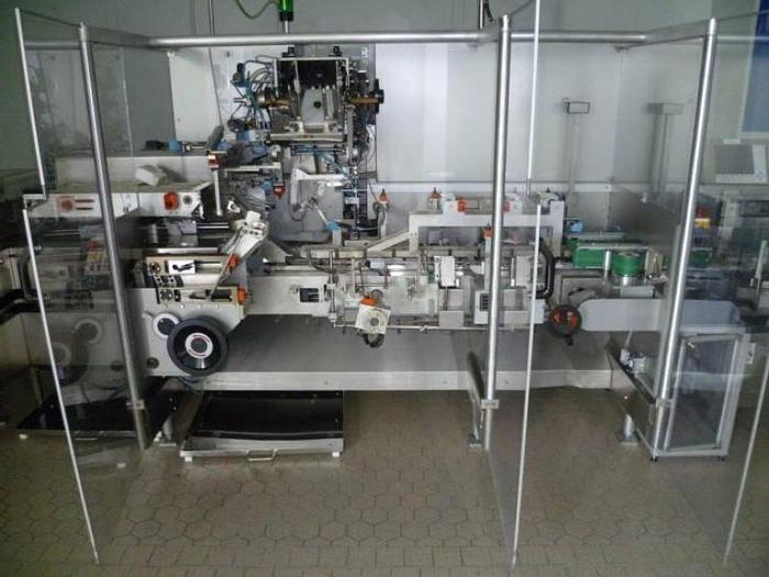 Used N 12091 D - Cartoner HARRO HÖFLIGER MKT 120 for Tablet Tubes