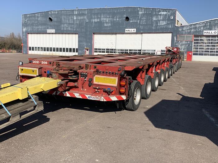 Used Nicolas Modular Trailer, 12 axle Line x 3m Wide