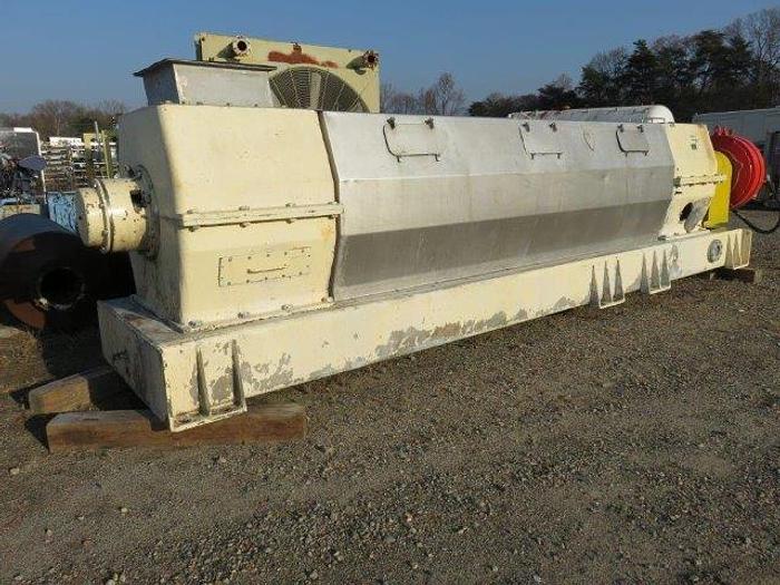 Used THUNE SP70L DEWATERING SCREW PRESS S/S HAGGLUNDS DRIVE