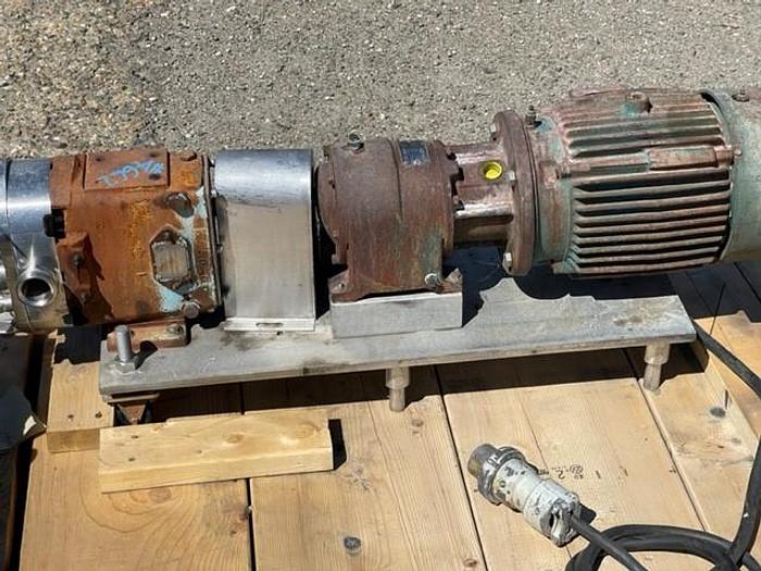 Used Waukesha Model 030 Positive Displacement Pump