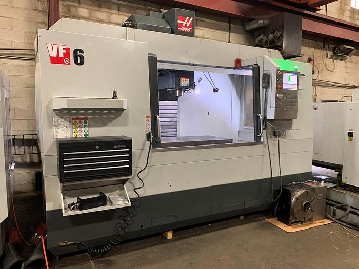 Used 64"X, 32"Y, 30"Z, HAAS, VF-6/40, 2017, CNC VERTICAL MACHINING CENTER