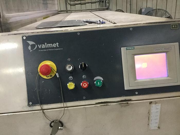 Used 57" VALMET CTS 1450 DUAL ROTARY SHEETER MFG 2003