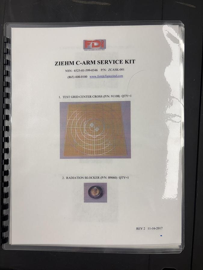 Used ZIEHM C-ARM Service Kit