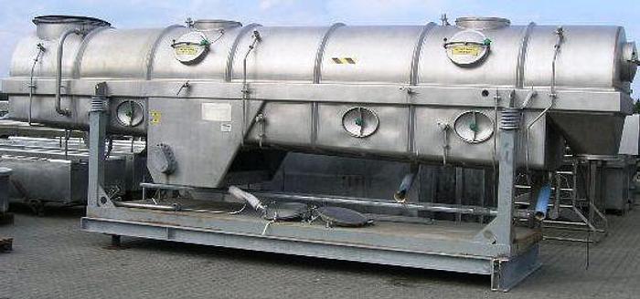 Used 1998 NIRO Atomizer Vibrating Fluid Bed, FVS 10