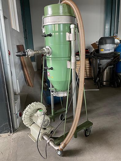 Gebraucht Absauganlage für Holzspäne RIBO-Silovorabscheider mit Filter Auf Fahrgestell