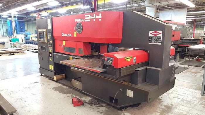 Used 1996 22 Ton Amada Pega 244 CNC Turret Punch