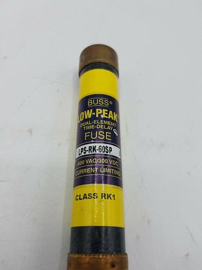 Used Buss Low-Peak LPS-RK-60SP