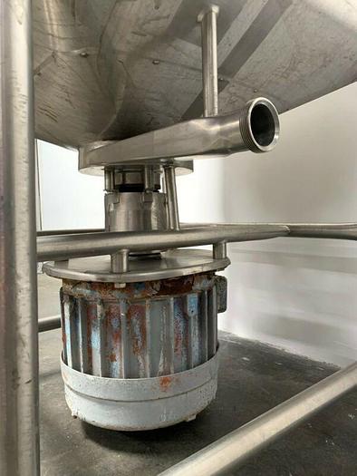 Used Likwifier - 150 Gallon Stainless Steel Liquefier w/ bottom mounted 15 HP motor