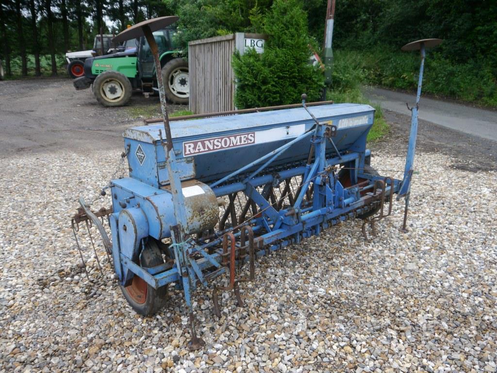 Used Ransomes Nordsten Lift-o-matic Seed Drill