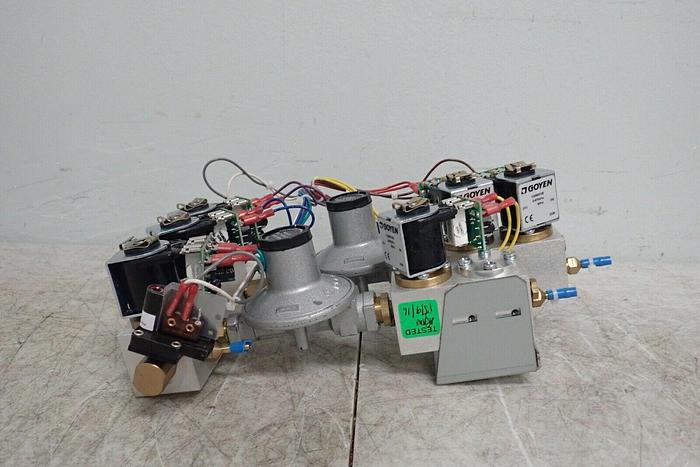 Used Lot of 6 Goyen 1Q3M/3105 Coil Solenoid Valves