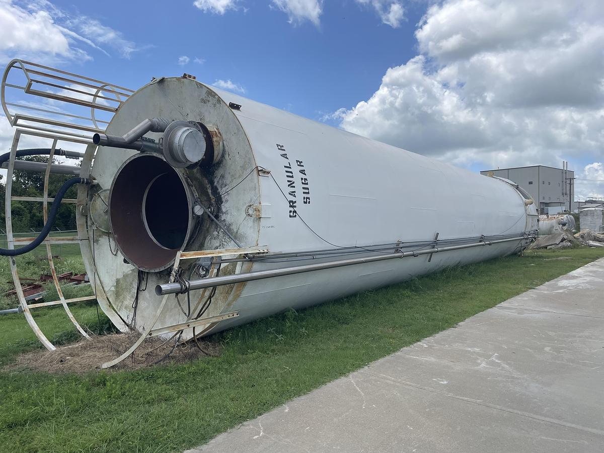 Used 2000 Granulated Sugar Silo 80' X 116" 10000 CF