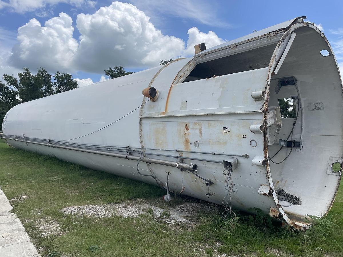 Used 2000 Granulated Sugar Silo 80' X 116" 10000 CF