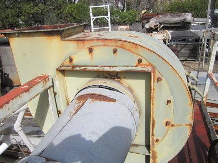 Used Scrubber, Wet, 12,000 CFM, 316 S/st, Vertical Tank, 30 HP, F #S668645