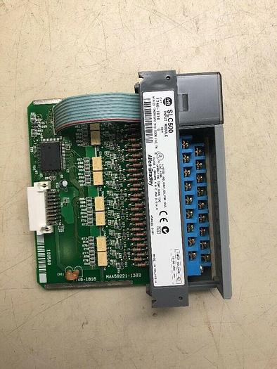 Used ALLEN BRADLEY 1746-IB16 SER C SLC 500 DC INPUT MODULE 1746IB16/C SLC500