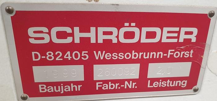 Gebraucht Schwenkbiegemaschine Schröder ASK II 1000 x 2