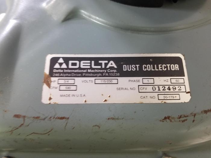 Used Delta 50-179 Barrel Top Dust Collector