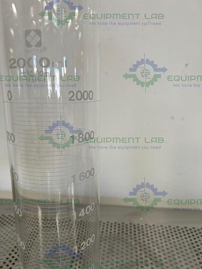 Sibata  Class A Graduated Cylinder 2000 mL
