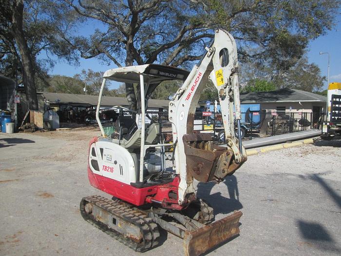 Used Takeuchi TB216 Mini Excavator