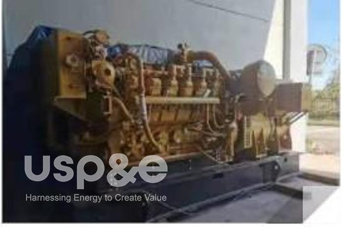 Used 1.04 MW 2017 USED CATERPILLAR C3512C DIESEL GENERATOR SETS