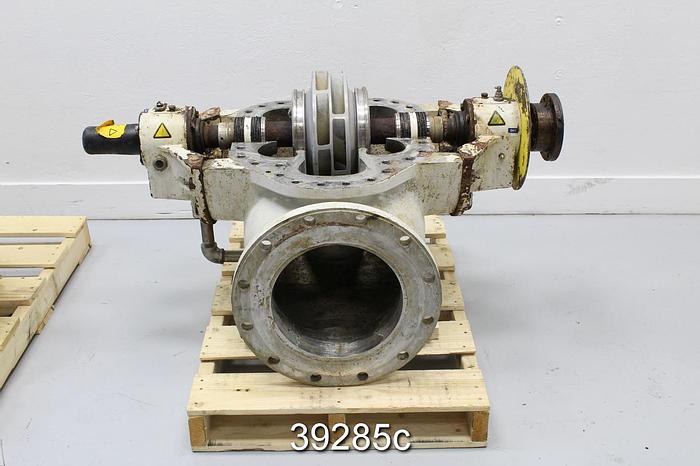 Used Sulzer ZPP10-250 Split Case Pump, Duplex Steel Casing, 10x12 #39285