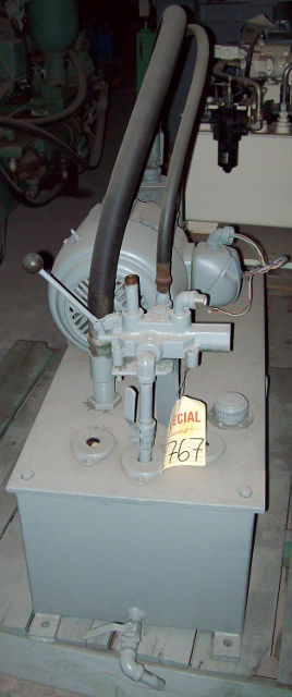Used 3 HP Vickers Hydraulic System; 2,500 psi; 9.1 gpm