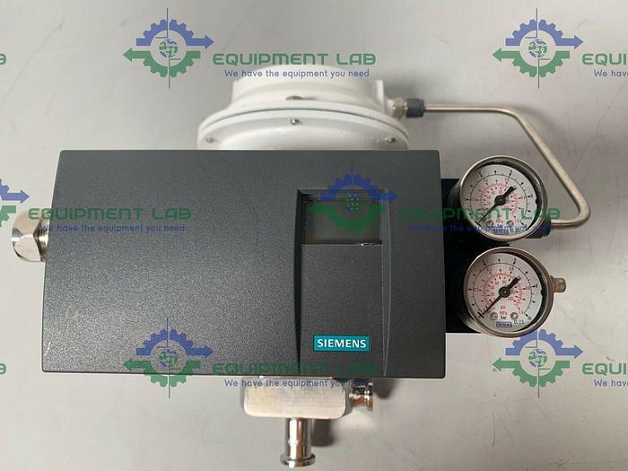 Used Steriflow 978SP Sanitary Control Valve w/ Siemens PS2 HART Valve Positioner