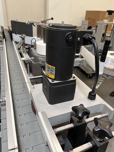 Used Labeler, Pressure Sensitive, Accraply, Model 35W, Conveyor #S744752