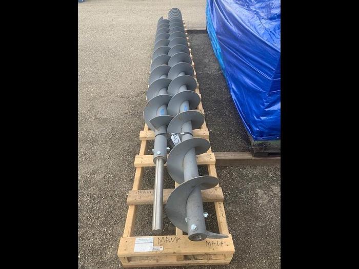 Used 12" Diameter x 28" Mild Steel Auger Screws