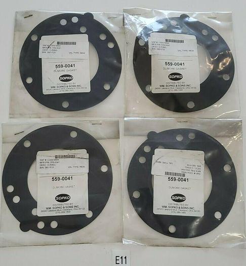 *NEW IN BAG* LOT OF 4 SOPKO DUMORE 559-0041 DUMORE SEAL O RING + WARRANTY!