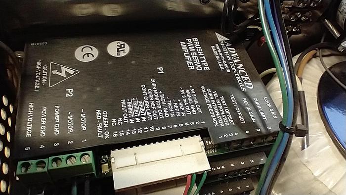 Used BOWMAN BTM dominator manual servo motor control for modal 430 #1 GH119