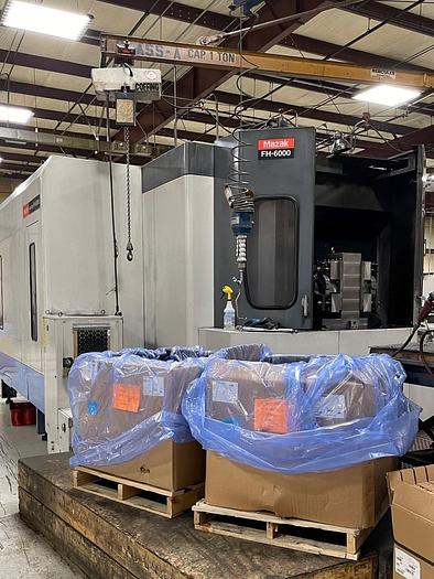Used 2002 MAZAK FH6000 CNC Horizontal Machining System FH6000