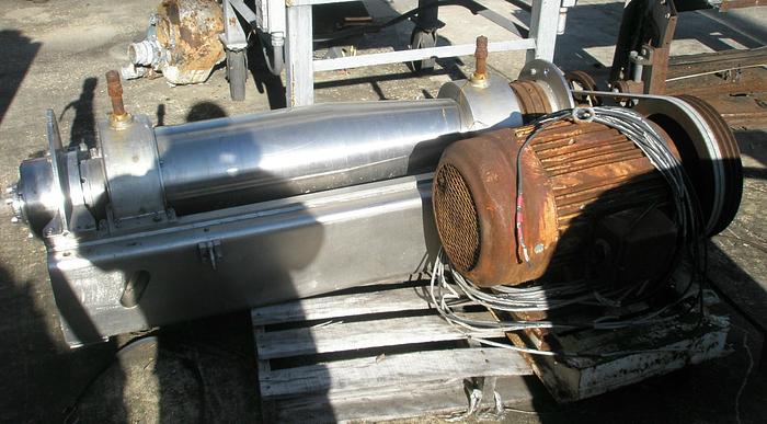Used Centrifuge, Decanter, Guinard, Mdl 02 PKLC, 25 HP, S/st, #A738269