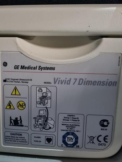 Gebraucht GE Vivid 7 Dimension Ultraschallgerät