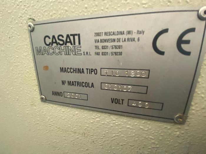 Used 2001 Casati TI0-1300 Veneer Guillotine