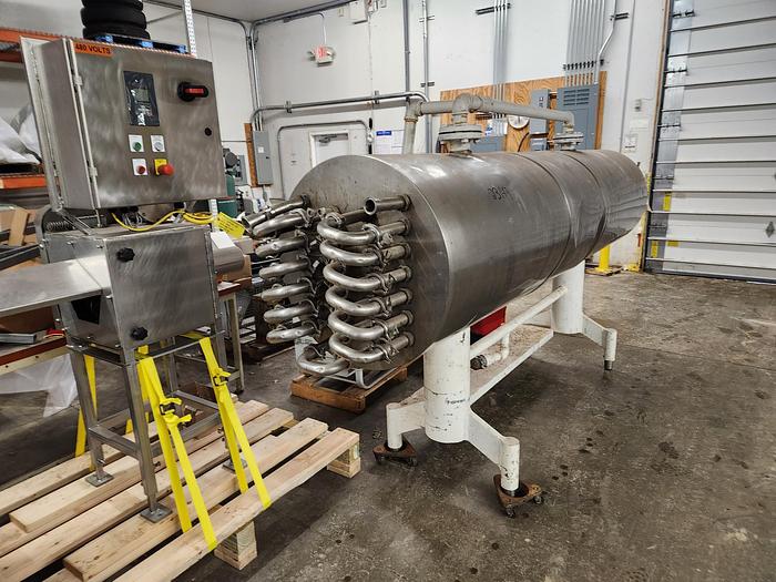 Used Custom Designed & Manufactured Stainless Steel Insulated Heat Exchanger