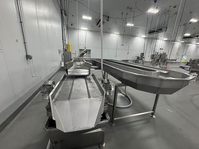 Used Heinzen Manufacturing International 2400 Open Flume Wash System