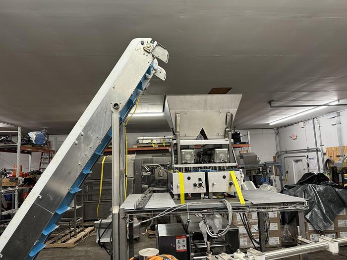 Used Weighpack VerTek Bagger 750 & V-5 2 Lane Weigh Filler