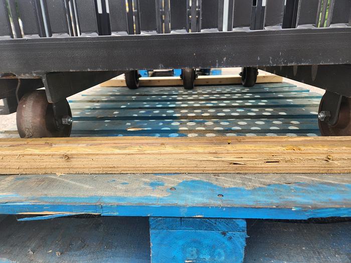 Used Custom Designed & Fabricated Mild Steel Square Retort Basket