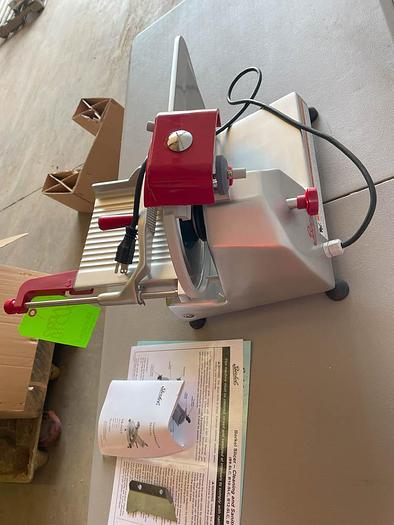 Used 2022 BERKEL Equipment BERKEL B9-SLC Medium-Duty Gravity Feed Manual Meat Slicer