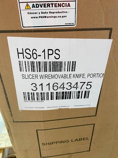 Used BERKEL Equipment HOBART HS6-1PS Manual Meat and Cheese Slicer