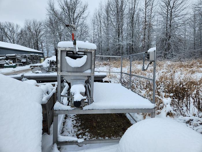 Used Custom Designed and Fabricated Stainless Steel Onion Peeler