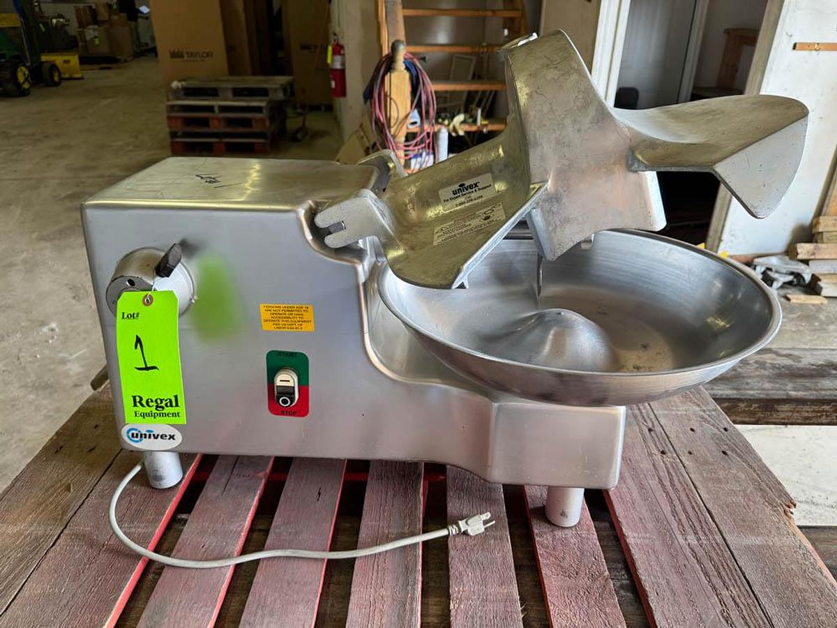 Used Univex Corporation Bowl Chopper