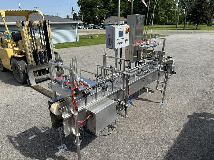 Used Cintrol GMC Cup, Tub and Tray Filling and Lidding Line  FDS1500