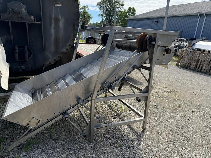 Used Magnuson Engineering Shufflo Feeder and Slicer 54" Wide