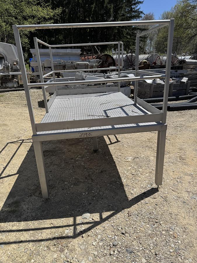 Used Custom Designed & Manufactured Stainless Steel Operators Platform