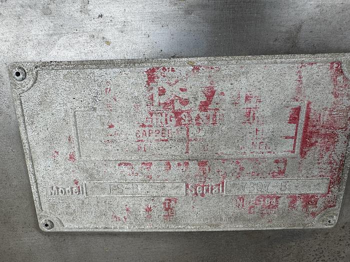 Used KAPS-All Packaging Systems, Inc.  Model A-6 Portable 6 Spindle Inline Capper