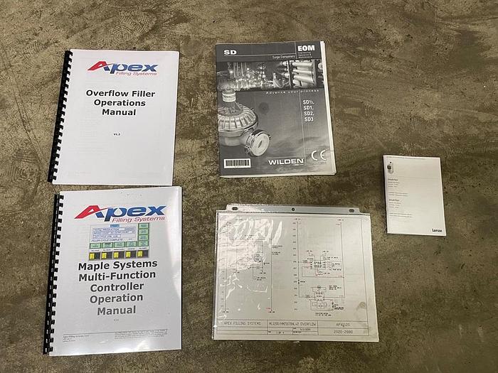 Used Apex Filling Systems  POF-12 12 Spout Pressure Liquid Filler