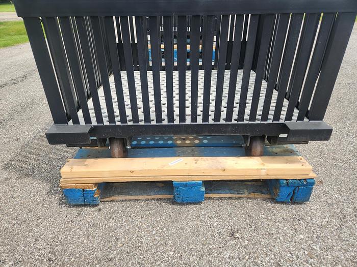 Used Custom Designed & Fabricated Mild Steel Square Retort Basket